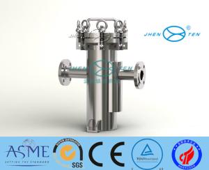 China Large flow Stainless Steel Basket Strainer SS304 / SS316L Basket Filter Housing wholesale