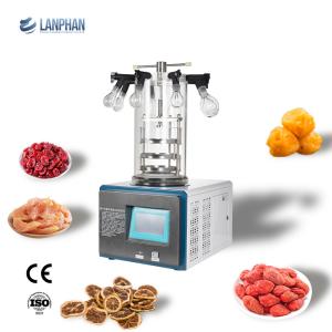 China Mini Vacuum Freeze Drier Machine Laboratory 3kg/24h Cold Trap Opening wholesale