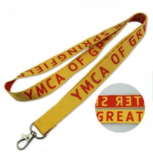 China Promotional Dacron Lanyard 2*90cm Dacron Logo Customized Office Supplies wholesale