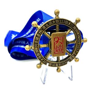 China International Ironman 113 Triathlon Award Spinning Medal wholesale