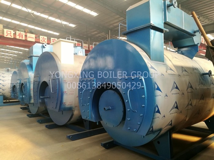 Light Weight Gas Fired Hot Water Boiler Less Heat Loss For Bath Center