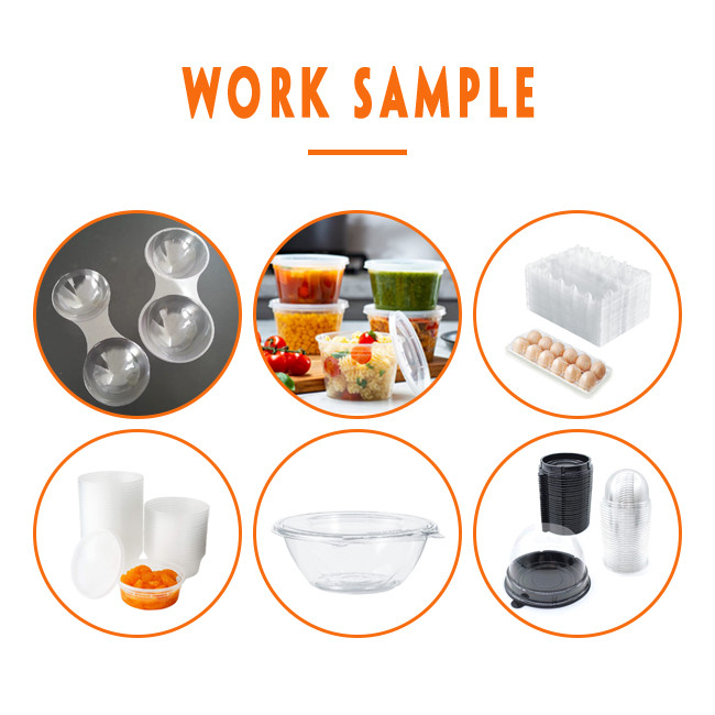2mm Thickness Thermoplastic Vacuum Forming Machine 25Cycles/Min Thermal Vacuum