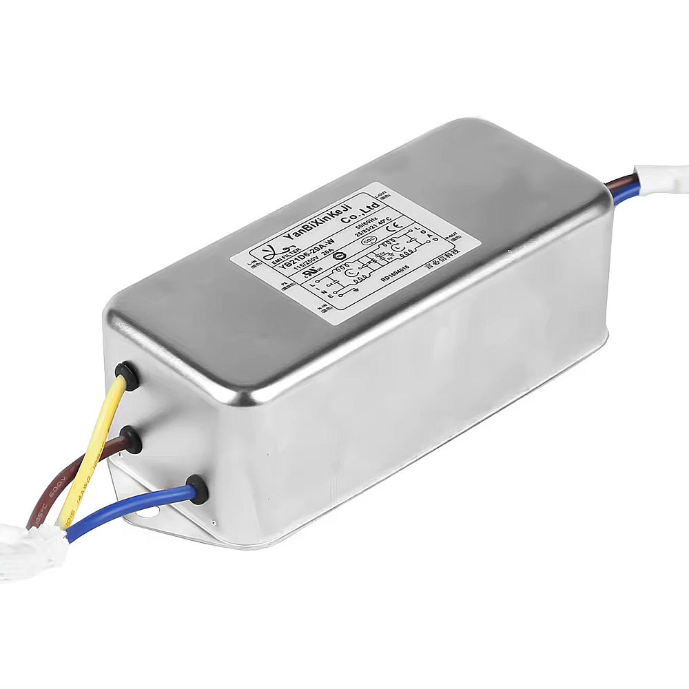 YB21D6-10A-W Dual-Stage EMI Noise Filter High Performance Single Phase Filter For Electric System