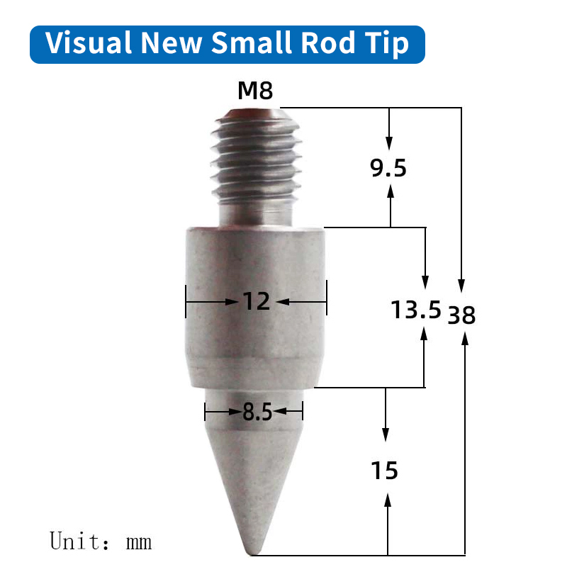Mini Foot Screw for GNSS RTK Receiver M8 M10 Thread