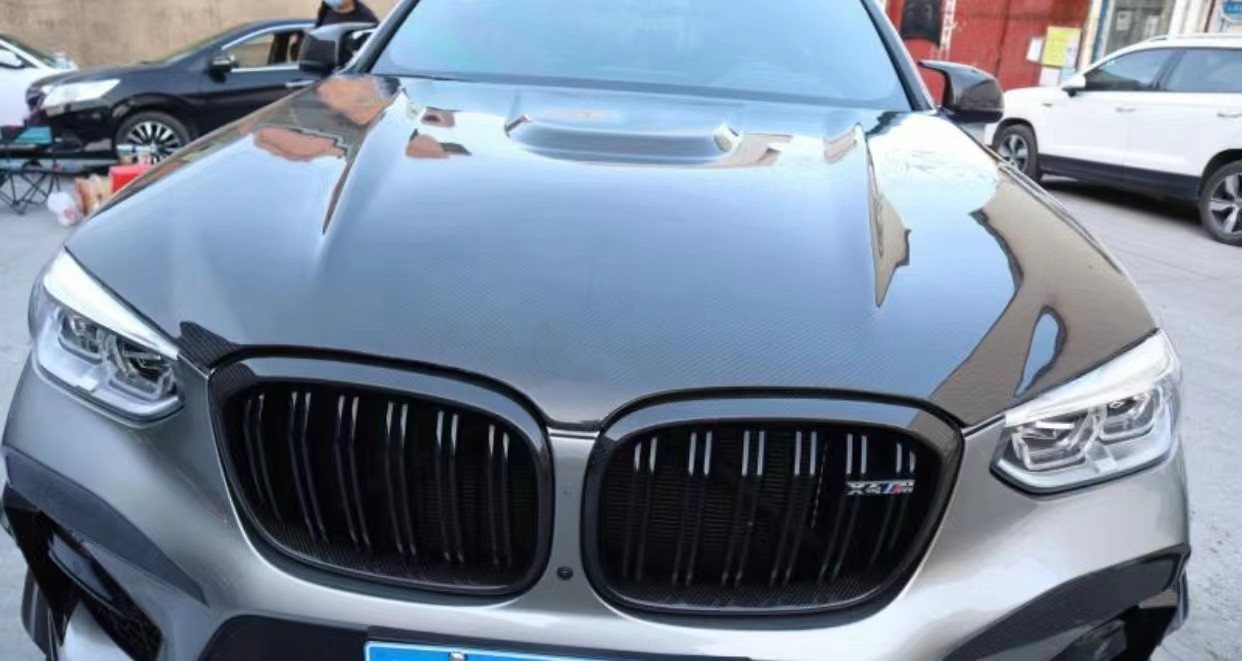 For BMW X3M X4M F97 F98 Carbon Fiber Machine Cover Dry Carbon Fiber Material X3M X4M Carbon Fiber Hood Engine Cover