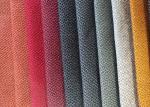 Chenille Sofa Linen Weave Upholstery Fabric Fusible 370gsm