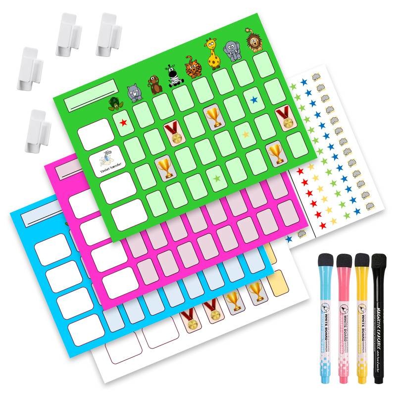 A3 Preschool Reward Chart Printable Magnetic Behavior Chart 0.8mm Thickness