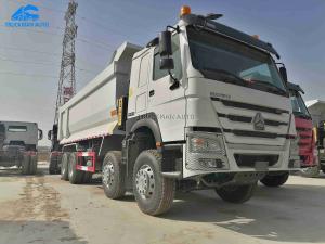 China Customized 12 Wheel Dump Truck , 8x4 Tipper Truck With 50 Tons Loading Capacity wholesale