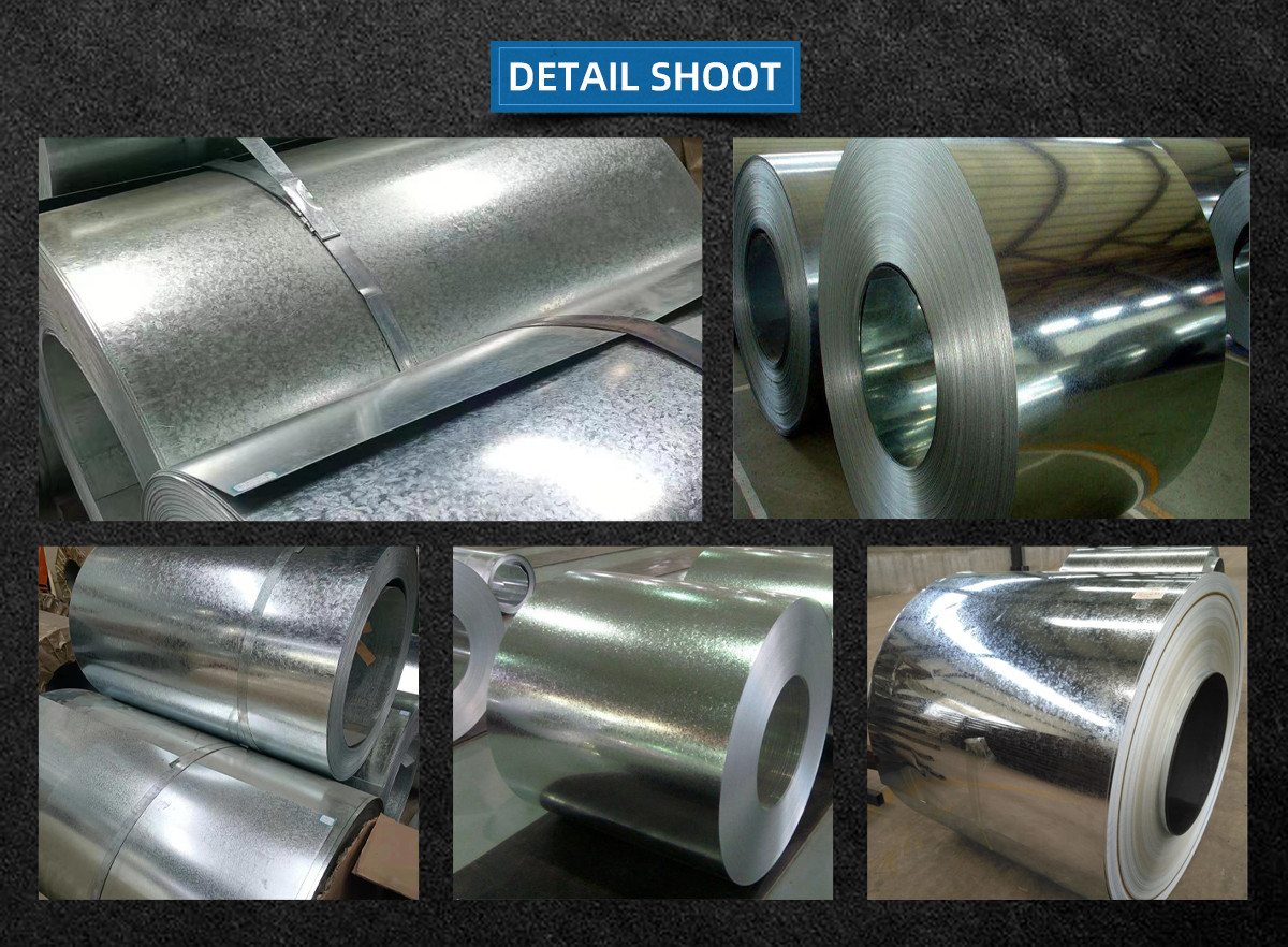 0.1-3mm Galvanized Sheet Coil Strip Hot Dip DC56D+Z 1000-6000mm