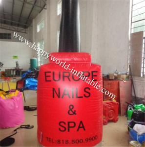 China Big inflatable nail polish bottle replica wholesale