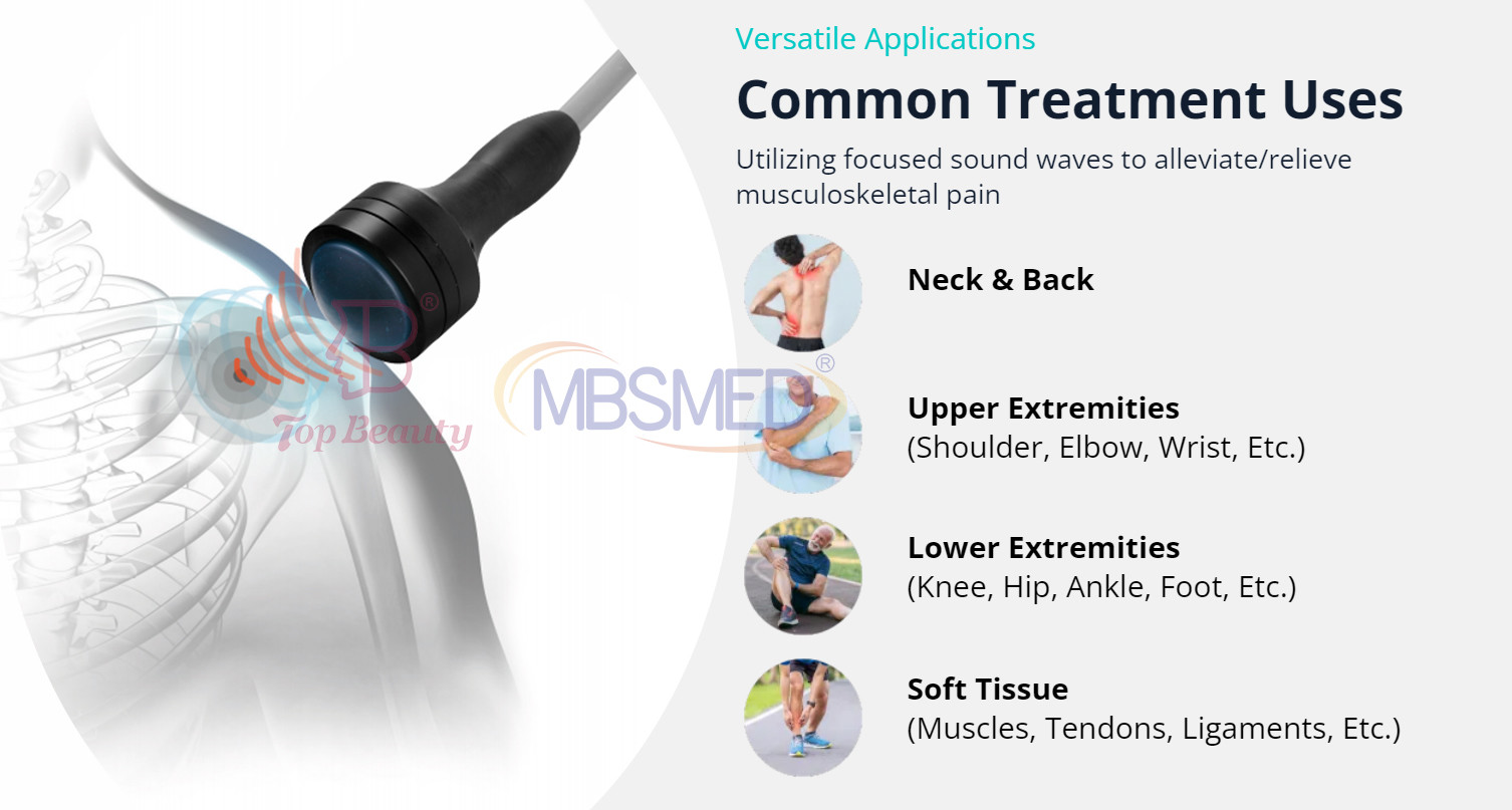 Focus Shockwave Softwave Shock Therapy Tissue Regeneration Machine