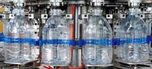 China 3kw SUS316L Automatic Water Bottle Filling Machine AISI304 Casing wholesale