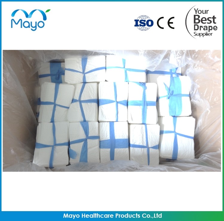 50gsm 70gsm PE Viscose Surgical Hand Towel With Gown And Drape