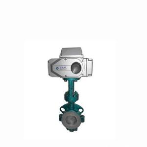 China Fluorine Anti Corrosive Electric Actuated Butterfly Valve Dn40 - Dn1000 Mid Pressure wholesale