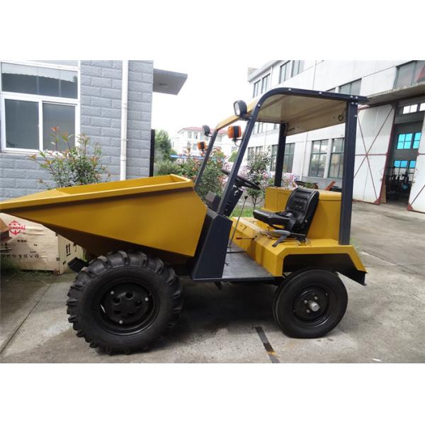 Diesel Powered Wheelbarrow with Engine , 750L Skip Capacity Tracked Power Barrow