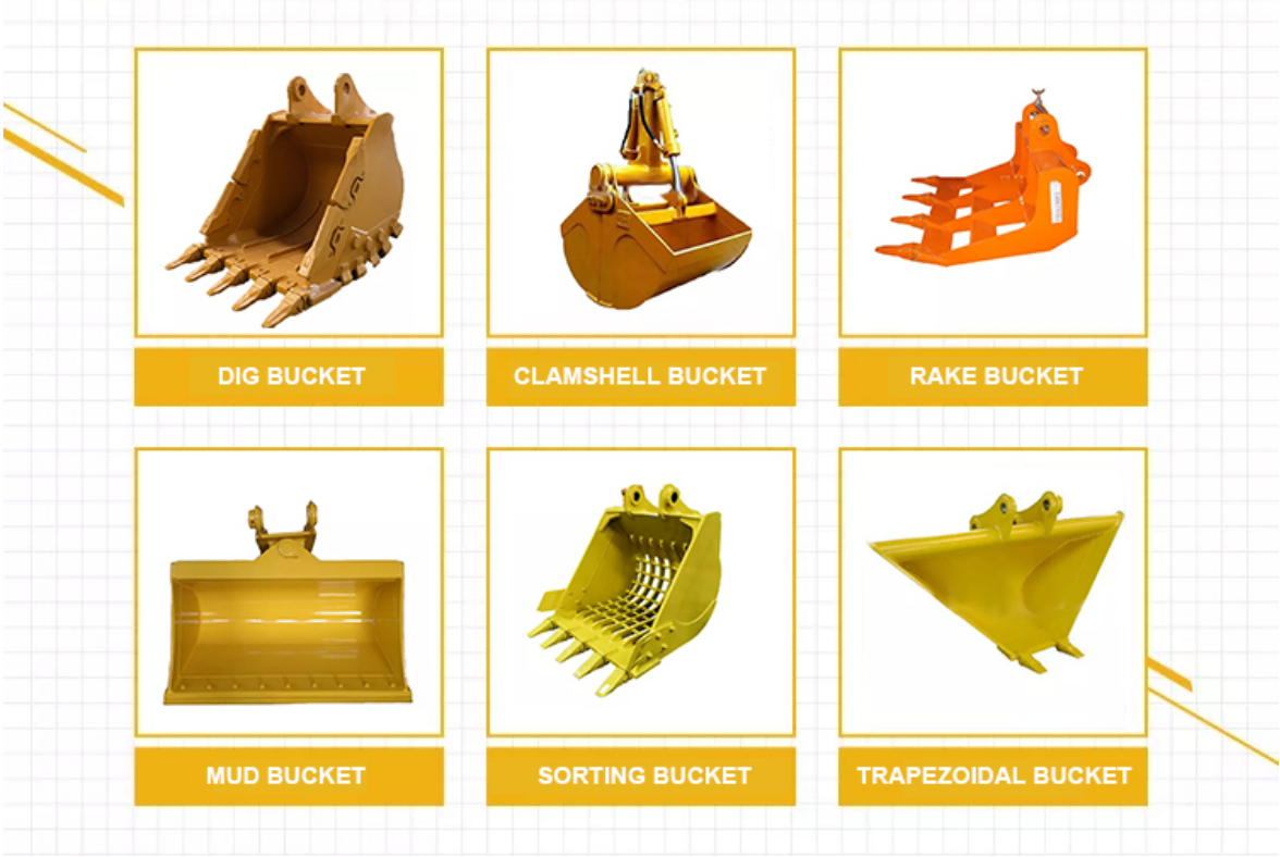 0.8m3 Excavator Skeleton Bucket/Screen Bucket for SK120-3 Construction Performance