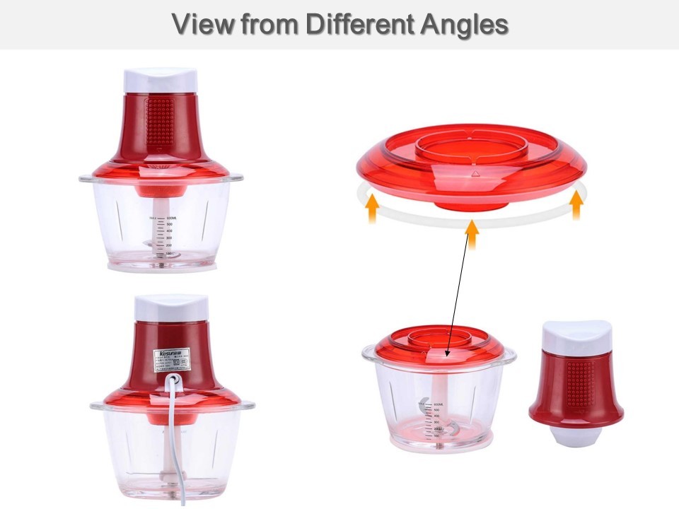 MC701 Glass Chopping Bawl Food Chopper Meat Mincer