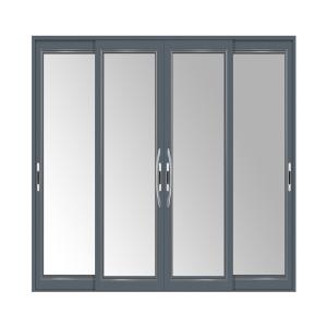 China Black And White Sliding Windows With Decorative Grilles For Added Charm wholesale