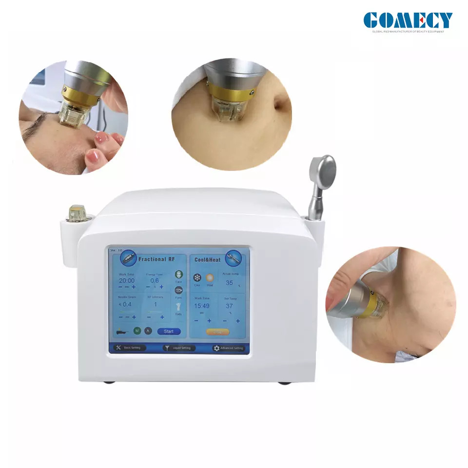 Spa Salon Radio Frequency Face Lifting Vacuum Microneedling Rf Machine