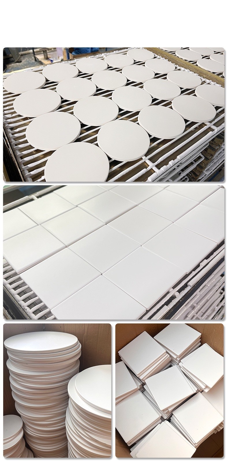 Blank Coated Heart Shape Sublimation Ceramic Coaster For Sublimation Heat Transfer Printing