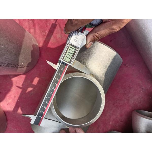 Alloy Steel Pipe Fittings Duplex Stainless Steel BW Equal Tee UNS S31254 ASME B16.9