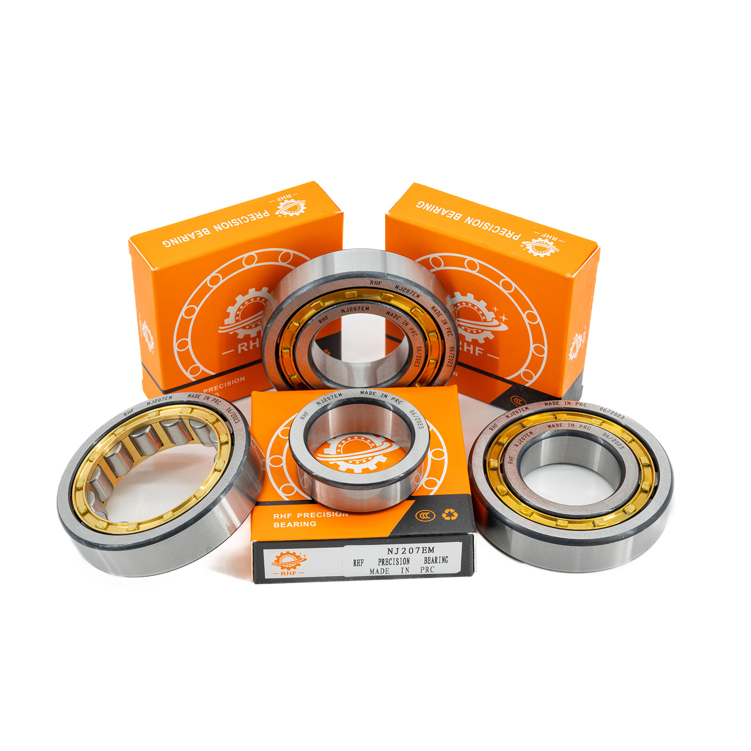25*47*12mm NU1005EM NJ1005EM Cylindrical Roller Bearings within Structure cylindrical
