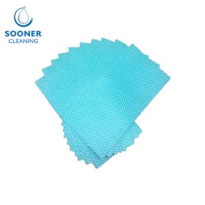 China Wave Line Printed 100gsm Household Surface Wipes wholesale