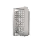 Flexible Pedestrian Glass Turnstile Doors Access Control Security Systems