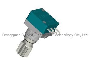 China RV9110N0 Rotary Potentiometer 9mm Single Unit Metal Shaft Sealed wholesale