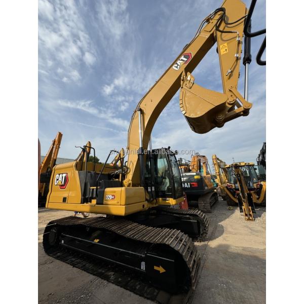 Used CAT320GC excavator with overall soft steel design and 20000 KG machine weight