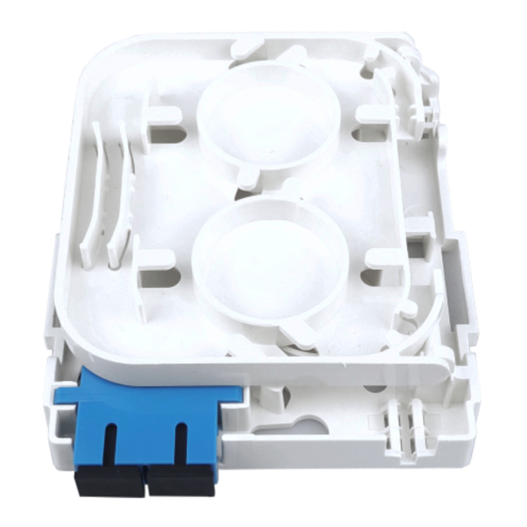 SC UPC Plastic Fiber Optic Face Plate Socket Panel for Indoor FTTH Network Installation