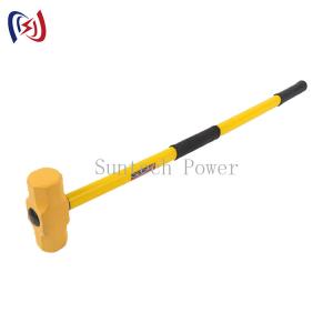 China Big Sledge Hammer Blacksmith Hammer with Fiberglass Handle Material wholesale