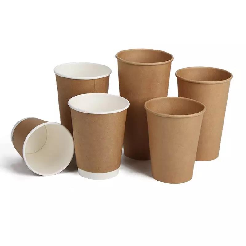 Custom Logo 8 oz 12oz 16oz PLA Coated Paper Cup Coffee Disposable Paper Cup Printer