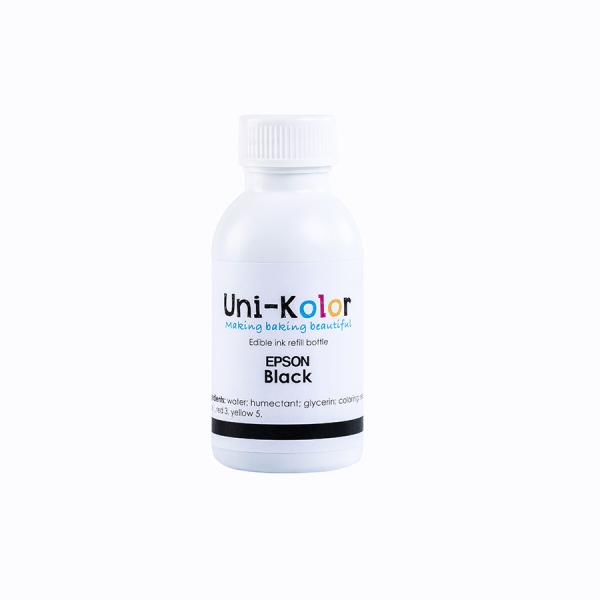 Light Weight Epson Xp 440 Edible Ink Refill Bottles / Black Edible Ink 100% Food