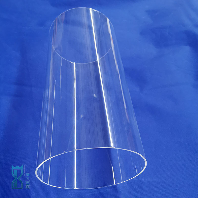 Resistance High Temperature Customizable Size Quartz Glass Tube Fused Silica Transparent Quartz Tube
