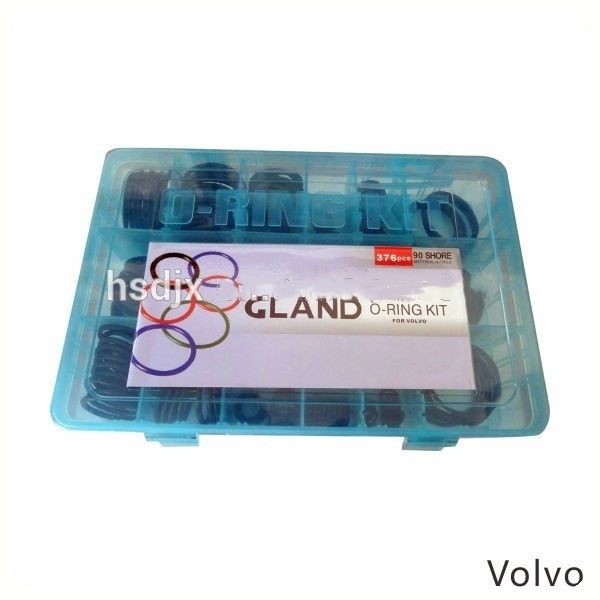Quality Volvo Excavator Rubber Silicone O Ring Box Set for sale