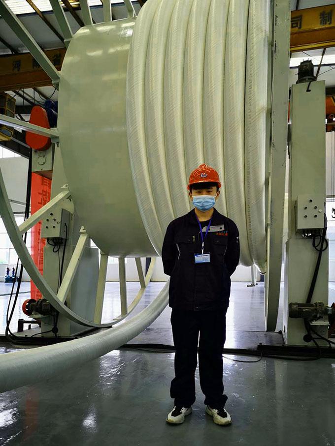 Bonded Flexible Composite Pipe Continuous Corrosion Resistant With Solid Wall