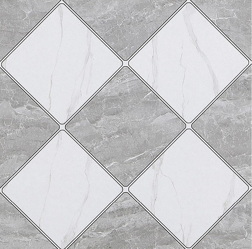 Glazed Matt 400x400mm Indoor Cermic Rustic Tiles Floor Gray Wall Tile Non Slip