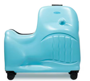 Mambobaby Traveller Hard Case Children Travel Suitcase With Adorable Color And Cute Design Big Container Kids Ride