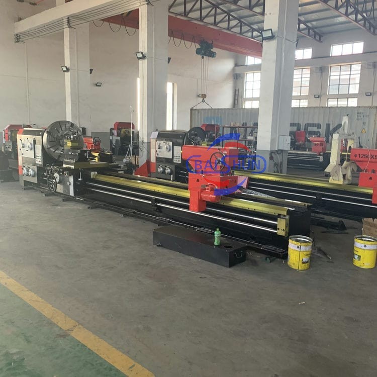 CW61220 Customizable Large Shaft Turning Horizontal Metal Lathe Machine Universal