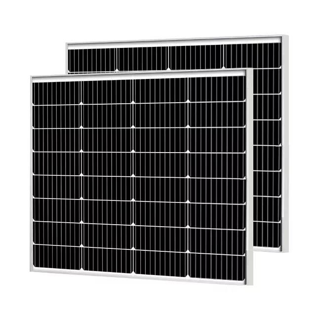 12v 160w Monocrystalline Glass Solar Panel placas solares panneaux solaires small solar panel usb For 4WD Camping Caravaning Boating