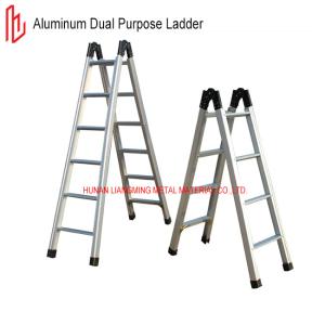 China Customized 6063 Aluminium Dual Purpose Ladder 100Kg Max Loading wholesale