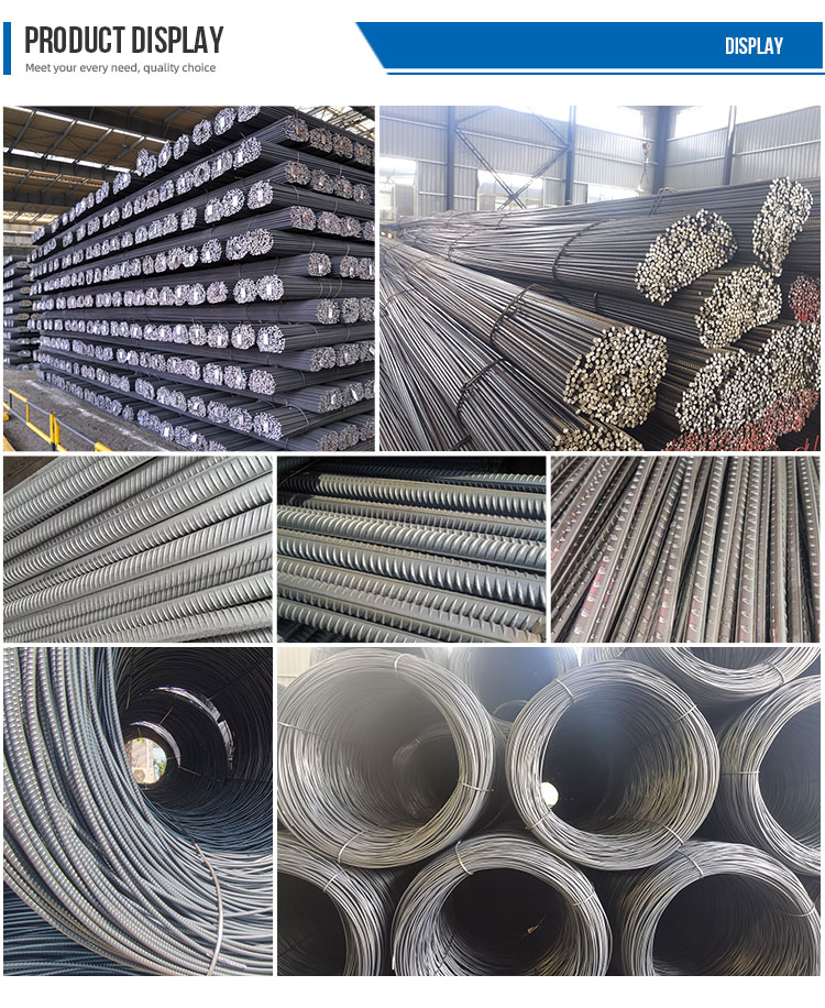 Customized Diameter 12mm 16mm 18mm HRB335 HRB350 HRB400 HRB450 HRB500 Reinforcing Carbon Steel Rebar for Construction