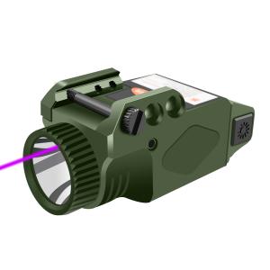 China Aluminium Shotgun Laser Sight Tactical Light Flashlight 500 Lumen Purple wholesale