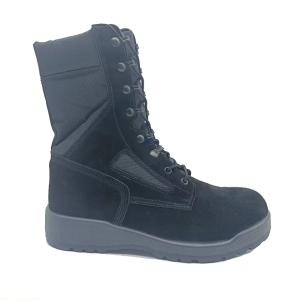 China Black High Top Desert Tactical Shoes Suede Breathable Outdoor Hiking Boots wholesale