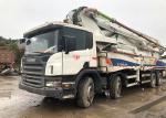 56m 309KW Used Concrete Pump Truck High Safety Frame Year 2010 180m3/h