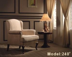 China 850*850*900mm White Hotel Room Sofa Single Seater Fabric Sofa With ISO14001 wholesale