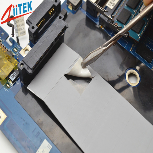 Thermally Conductive Insulator Pad Efficient Heat Dissipation Silicon Pad Insulation For Video Components Motor Controllers