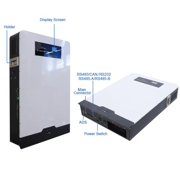 100ah 51.2 Voltage Wall Mounted Lithium Battery Lifepo4 All In One Without