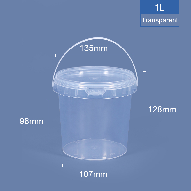 300ml-5L Plastic IML Container for Peanut Butter Shea Butter Food Sauces Packaging